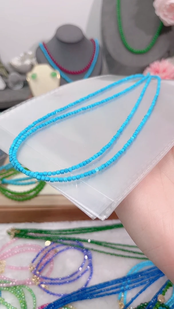 颈饰银S925镶嵌水晶晶松99