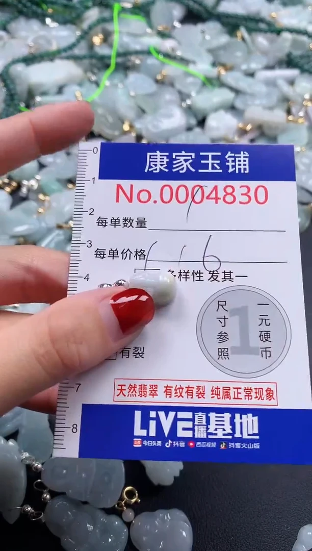 翡翠未镶嵌吊坠(不含链)4830
