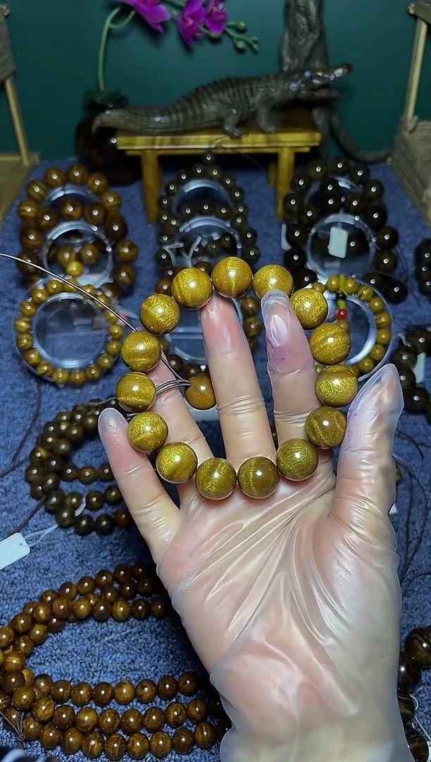 金丝楠手串/手链1.5枯木