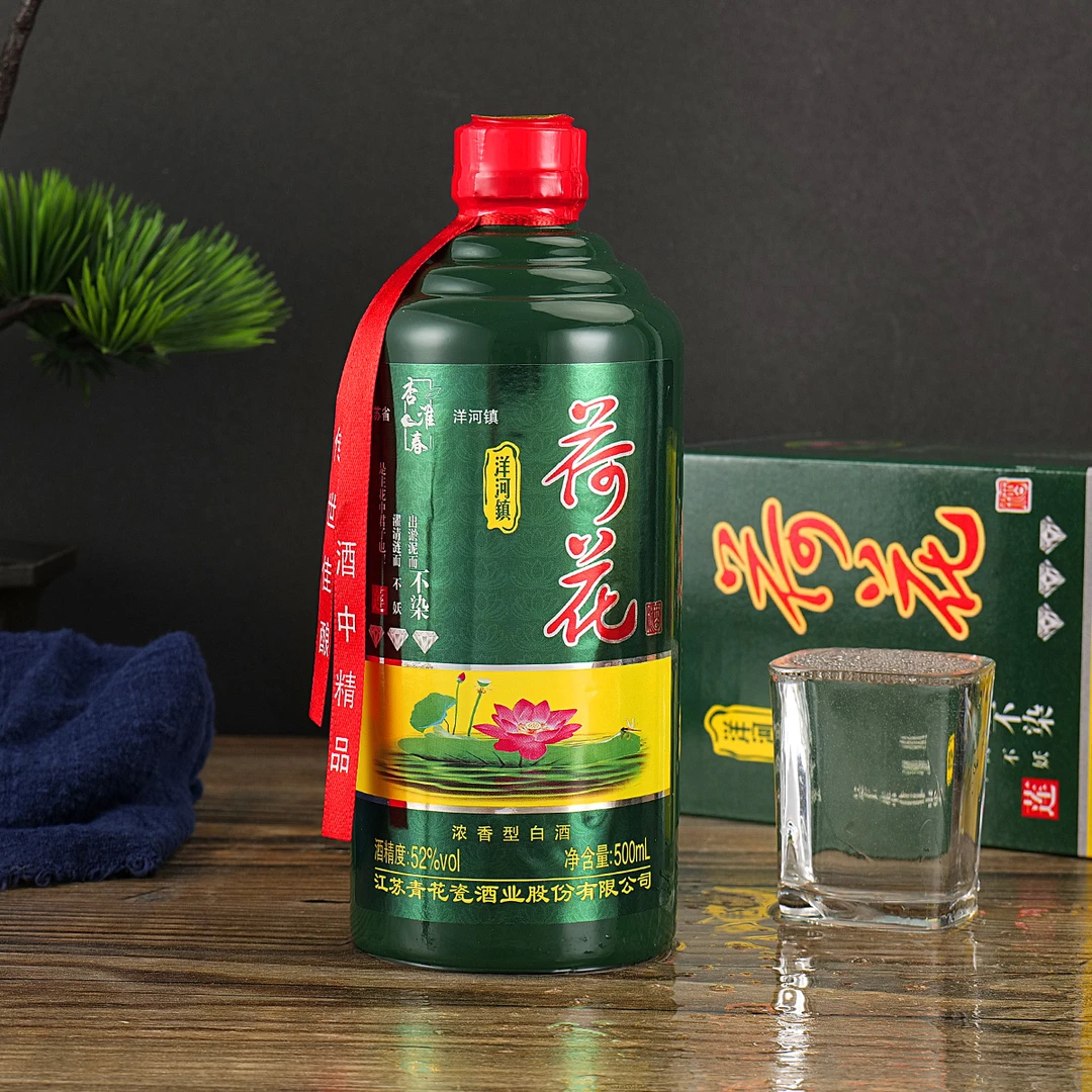 杏淮春杏淮春JF荷花浓香型白酒52度500ML（单瓶装）