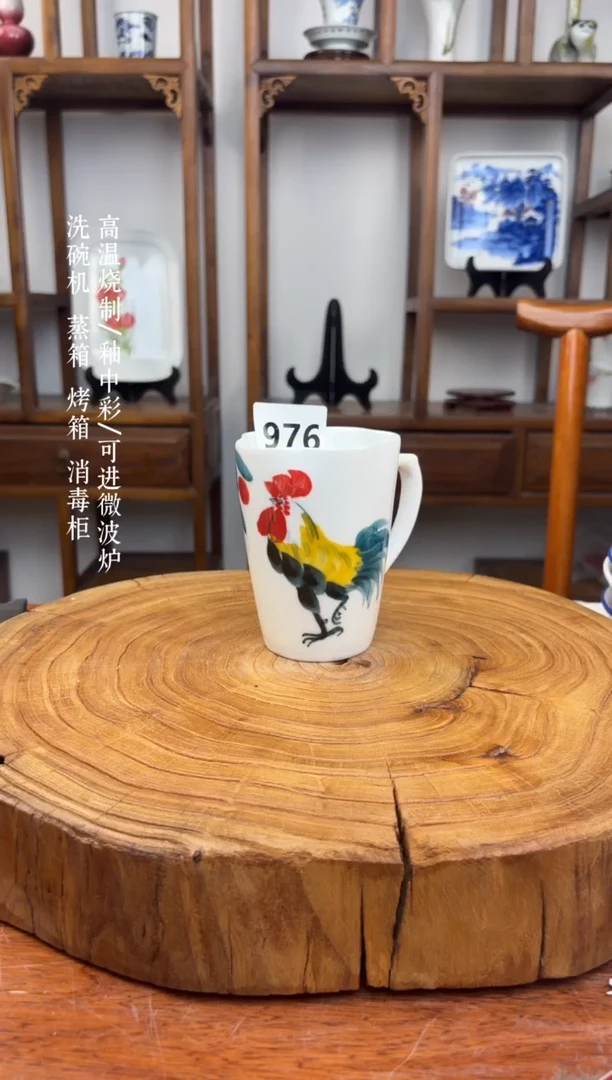 瓷国韵瓷坊-手工手绘小胖碗976