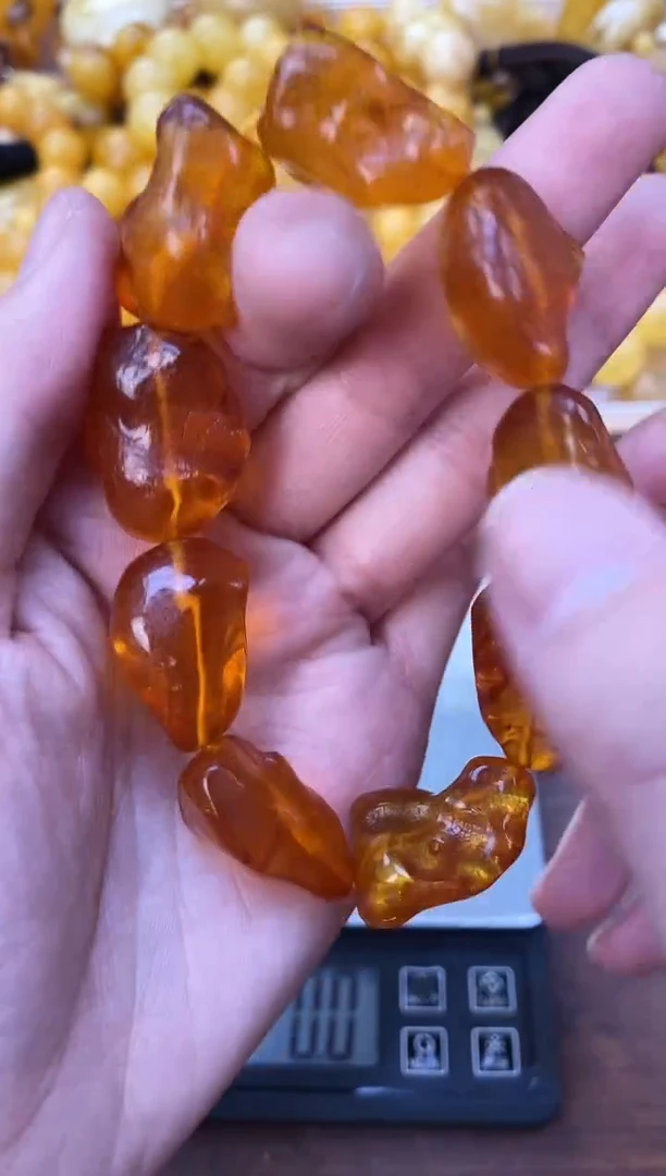 裸石琥珀未镶嵌天然琥珀蜜蜡