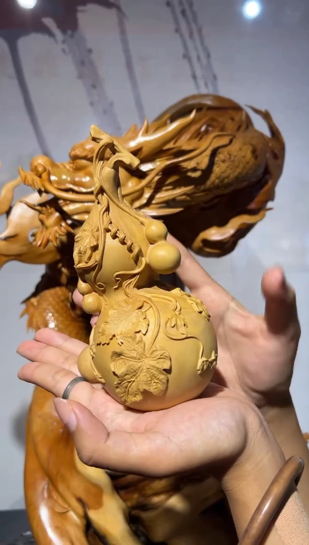 木【吴杰非遗根雕】作品都是所见即所得，链接是一物一拍