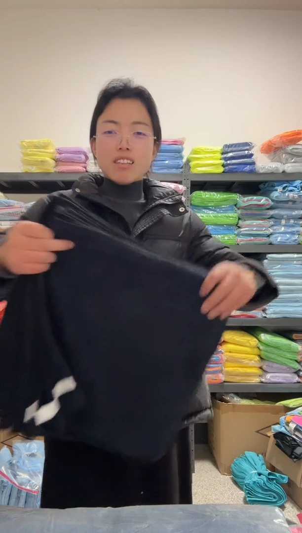 微纤维黑色高低毛-12