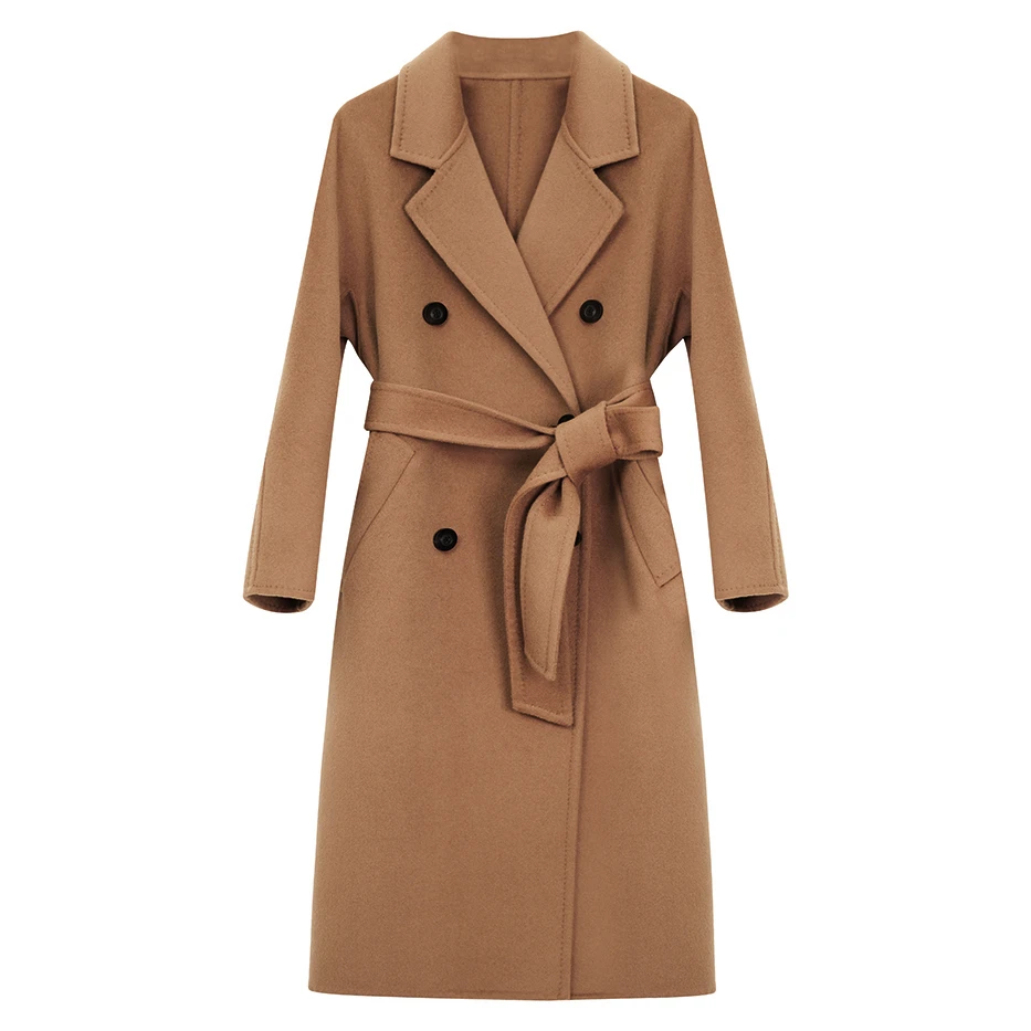 【经典801 】毛呢外套传承系列双面呢大衣8A51D8018352D801