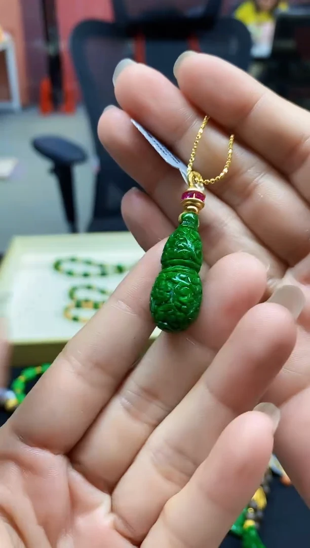 颈饰未镶嵌翡翠翡翠吊坠