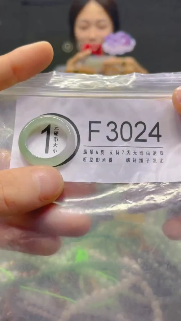 颈饰未镶嵌翡翠18.3MM/F/翡翠A货，一件也是批发价