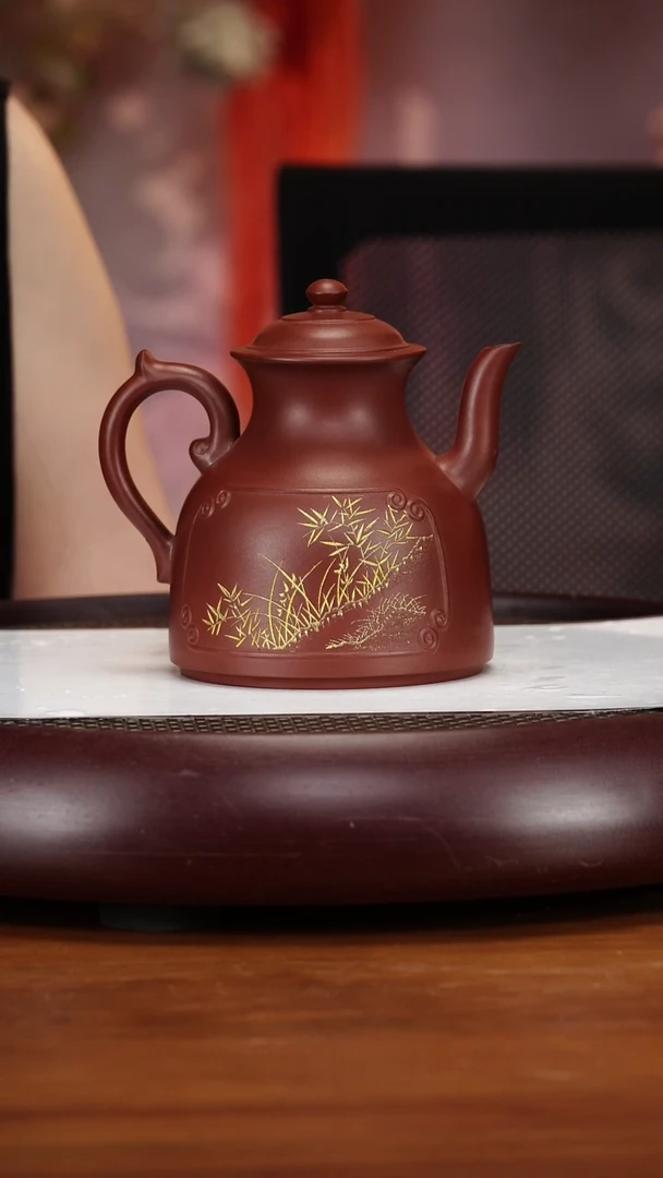茶壶紫砂20CYP宫廷 清水泥425cc