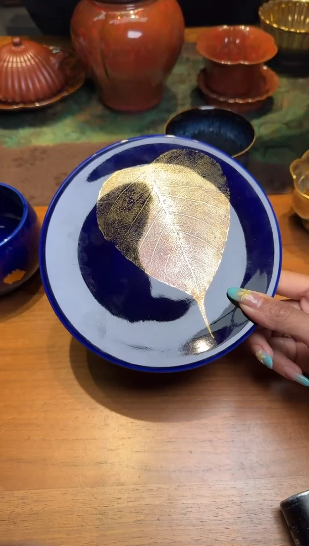 茶盏范泽锋蓝宝皇后壶承145