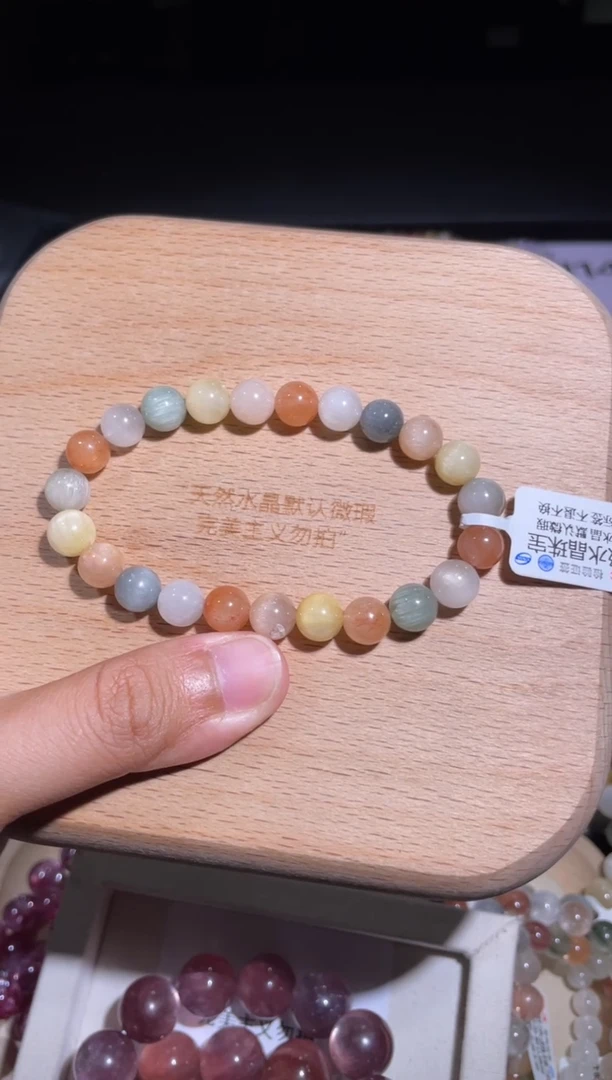 水晶手链未镶嵌114号多样性发货一K 8m+