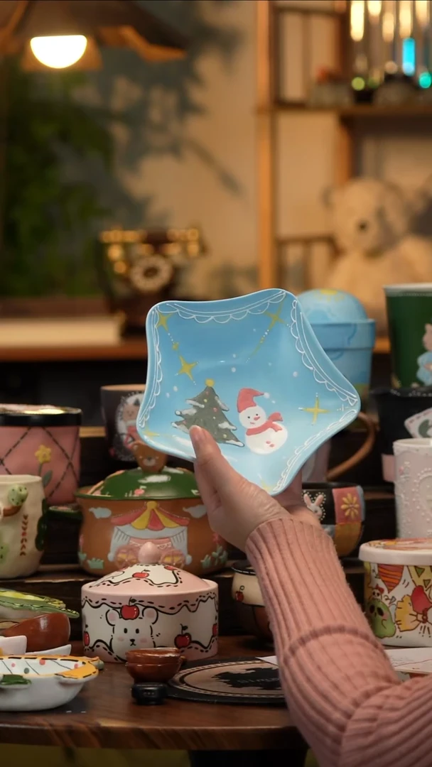 杯子瓷A151手工手绘陶瓷