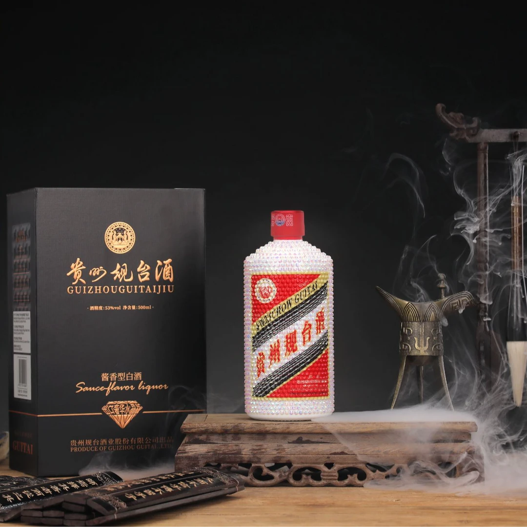 规台水晶奢华版酱香型白酒53度500ml53度500
