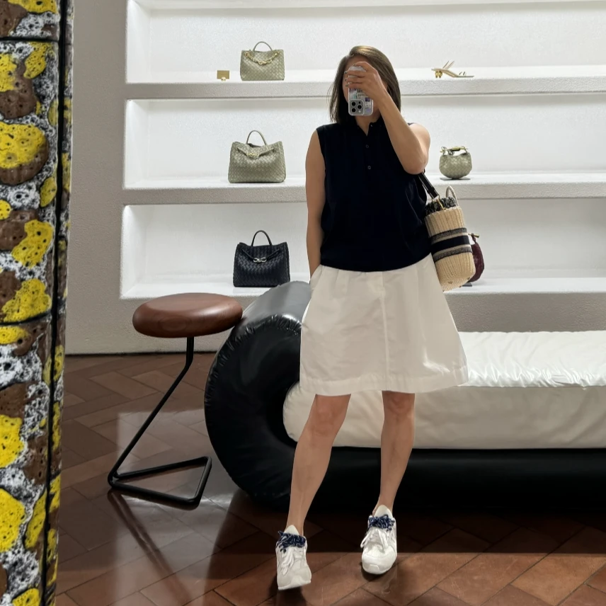 COCOLINDA | 棉质纯色花苞裙Q1341