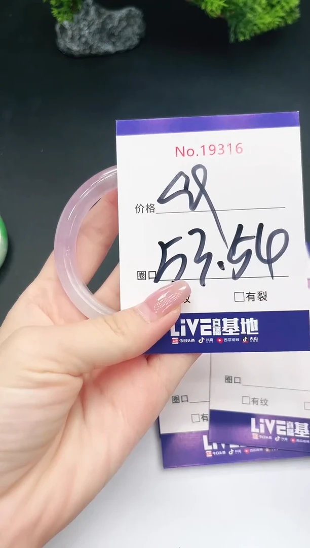 未镶嵌手镯翡翠19316