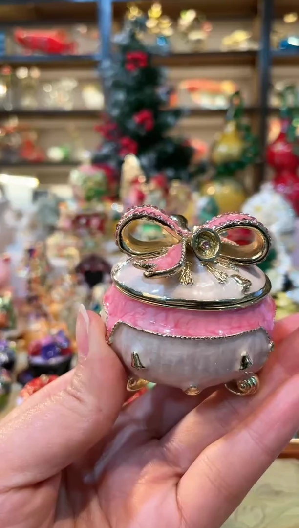 【闪购商品】精致珐琅彩首饰盒