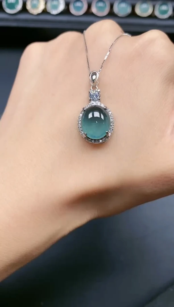 翡翠戒指银S925镶嵌1111111111