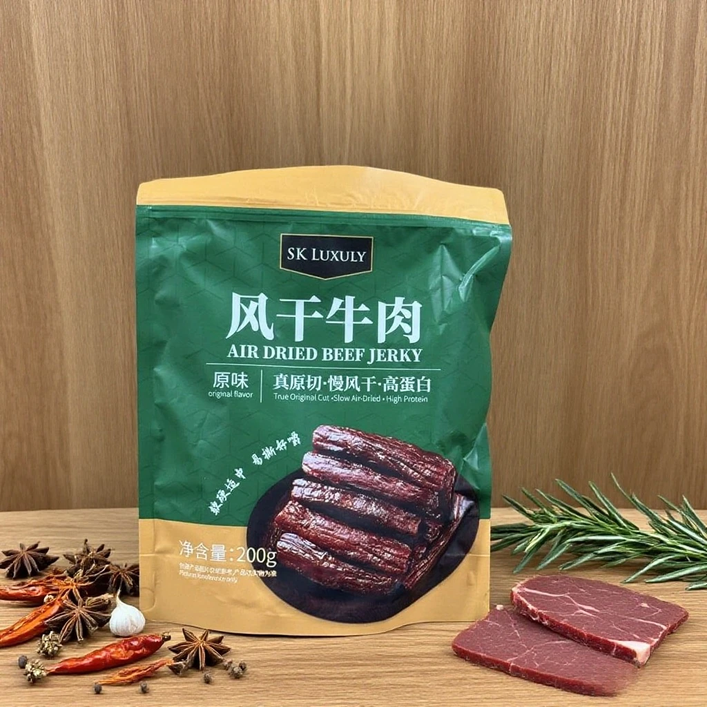 【原切牛肉干】慢风干原味易撕休闲牛肉干解馋小零食