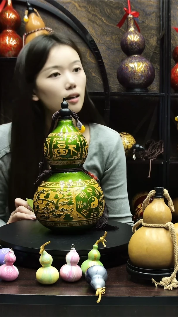 大漆天然葫芦直播间专拍