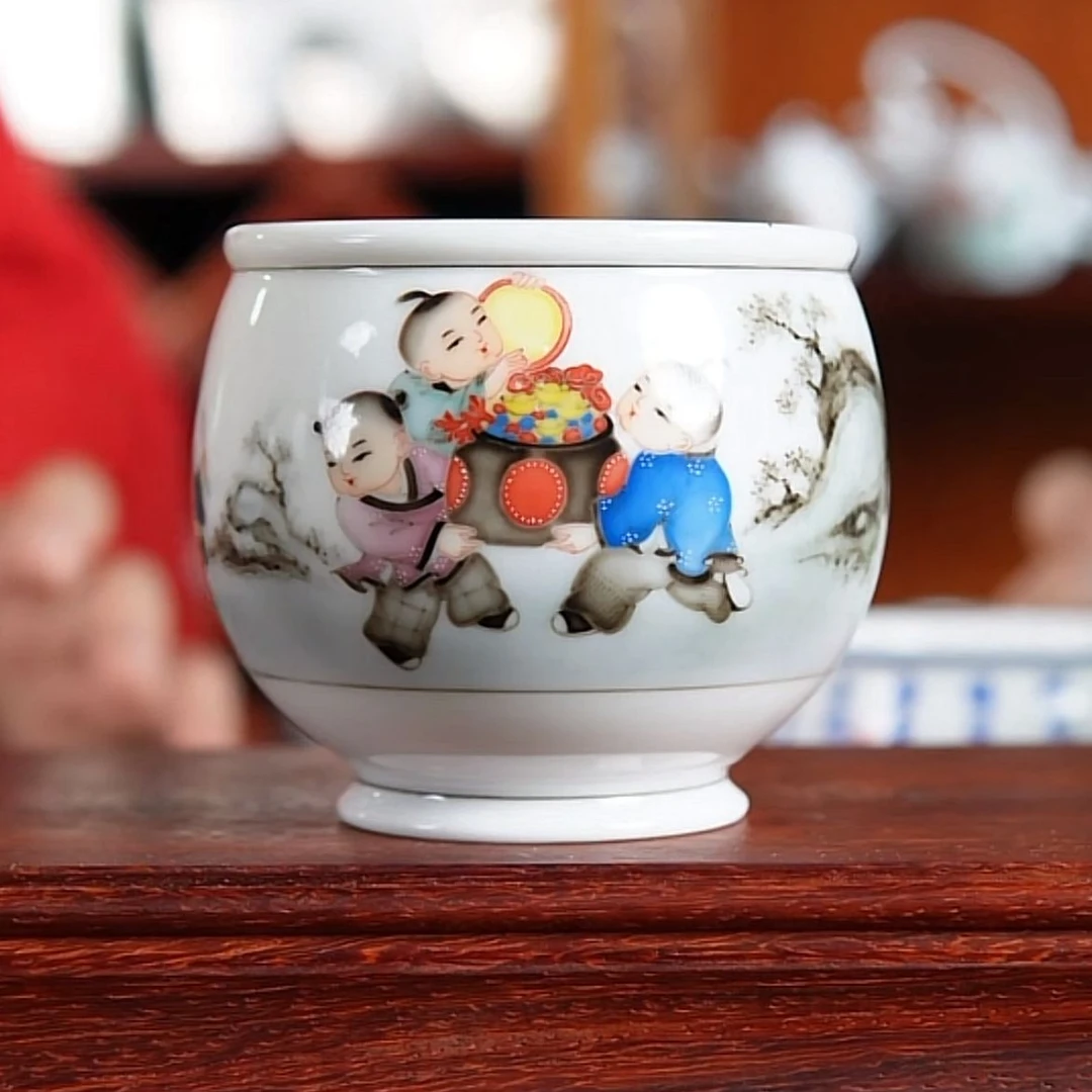 五福临门童子主人杯