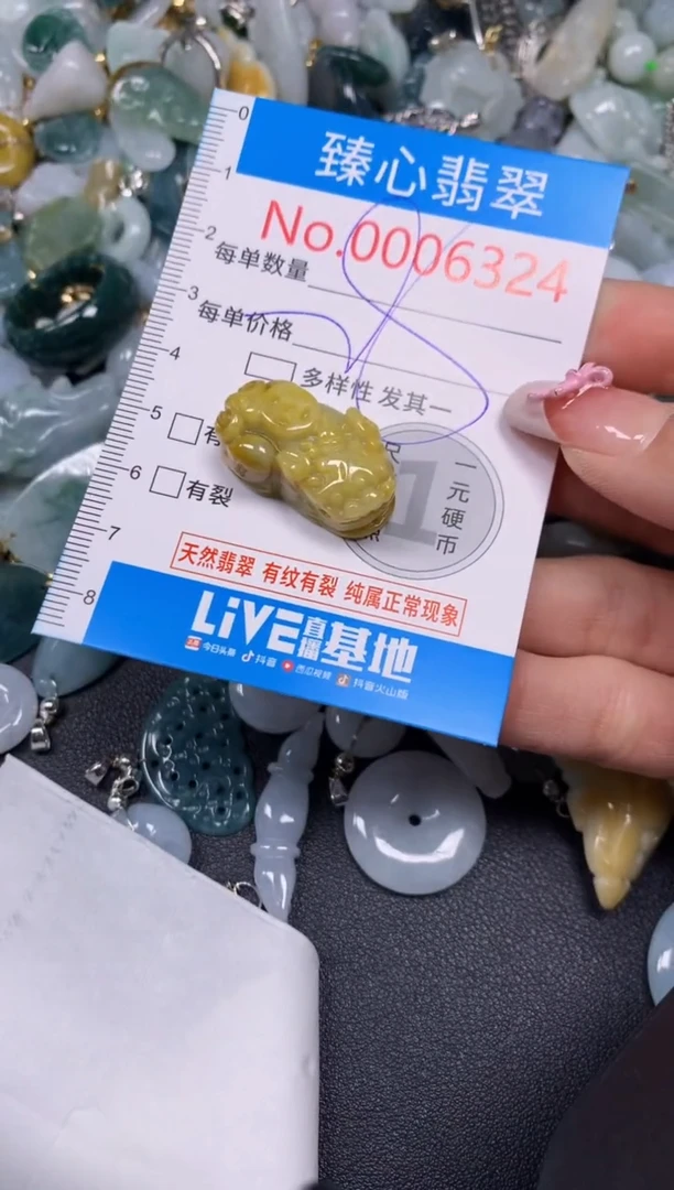 【闪购商品】翡翠颈饰未镶嵌含绳0006324