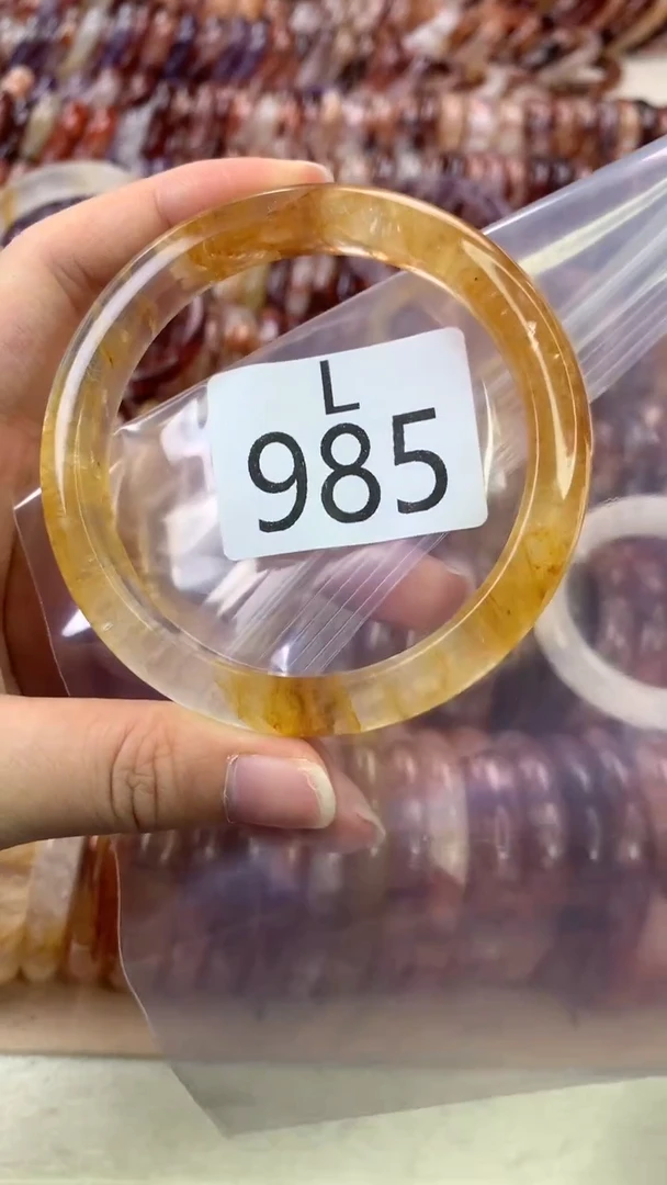 【闪购商品】水晶水晶手镯L未镶嵌985-63