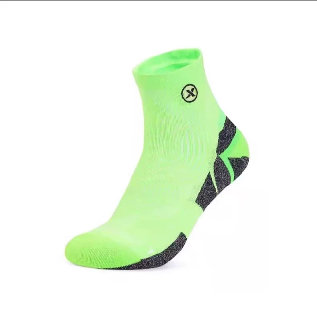 特步专业跑驳速袜男健身训练毛圈跑步袜运动跑步长袜976139563913