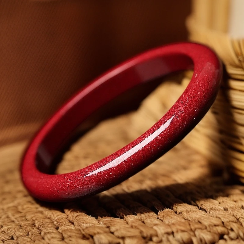 含辰砂工艺品天然原矿朱砂精品紫金砂手镯 招财  防小人 保平安