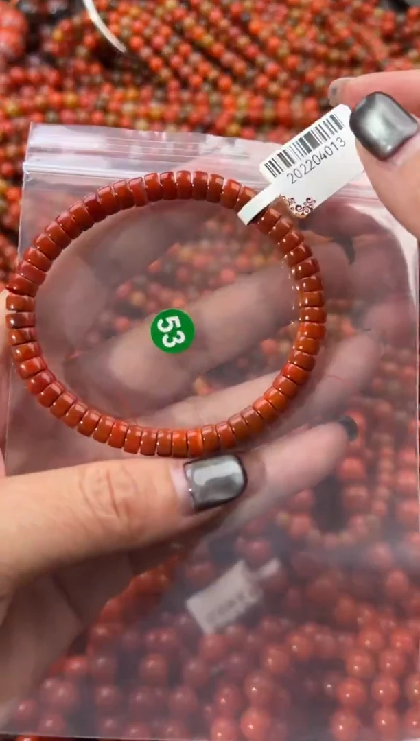 未镶嵌手串南红玛瑙6+