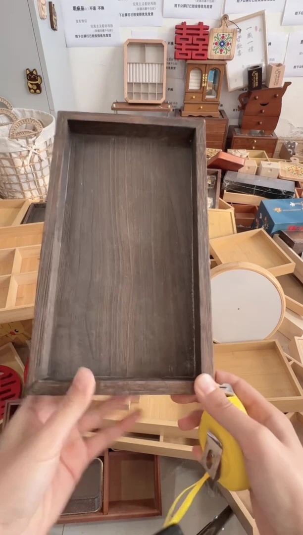 桐木长方形小托盘拍下不退不换