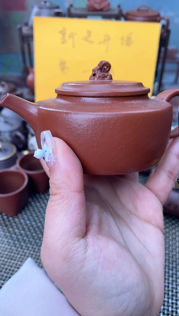 茶壶紫砂朱泥周盘