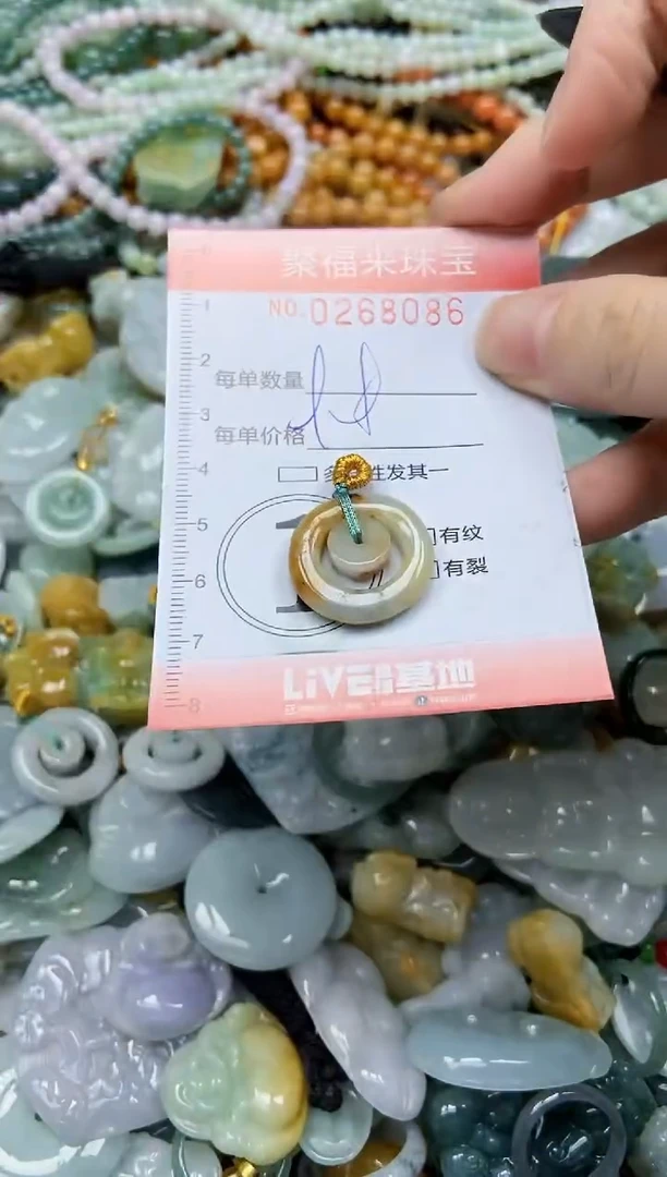 未镶嵌挂件翡翠闪购0268086
