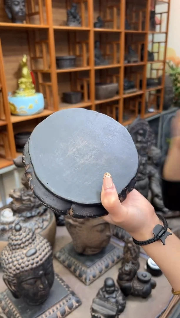 陶土【火山泥】金箍坛底座