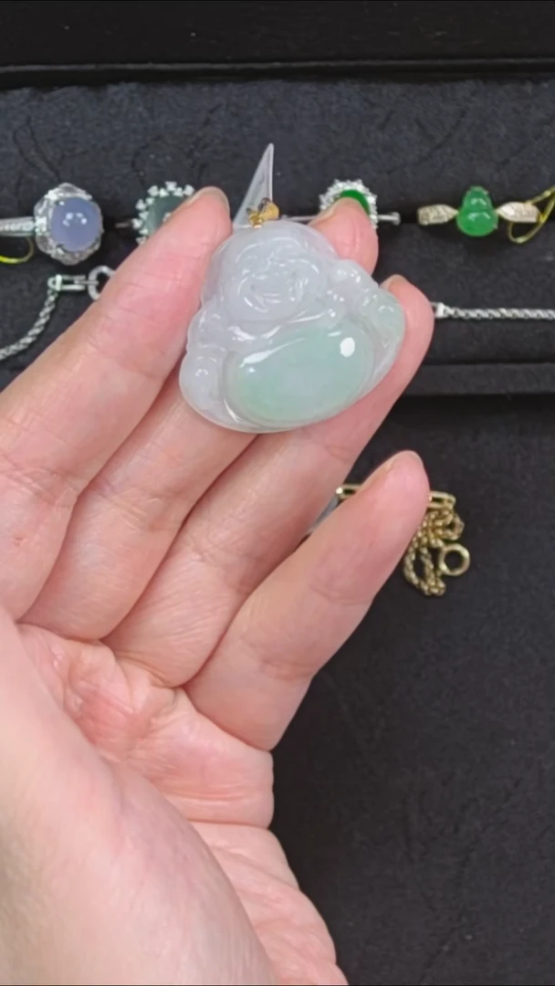 吊坠(不含链)未镶嵌翡翠天然缅甸翡翠吊坠