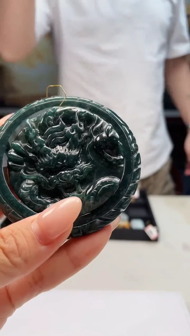 翡翠未镶嵌吊坠(不含链)多样性发其一 41