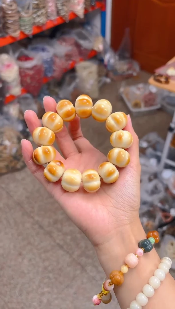 吊坠菩提根/象牙果新款南瓜大卡单圈