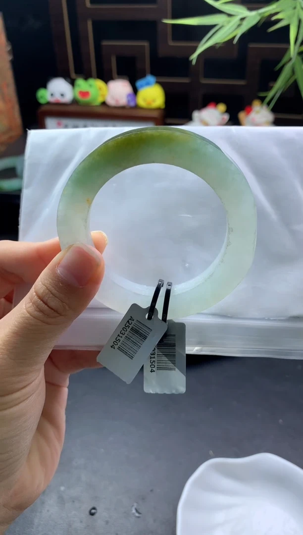 未镶嵌手镯定制定制翡翠47-55 卡7+