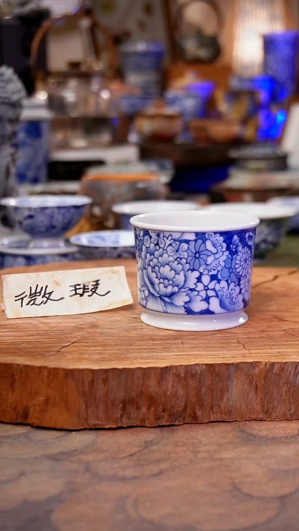 摆件陶万花融天景德镇精工手绘