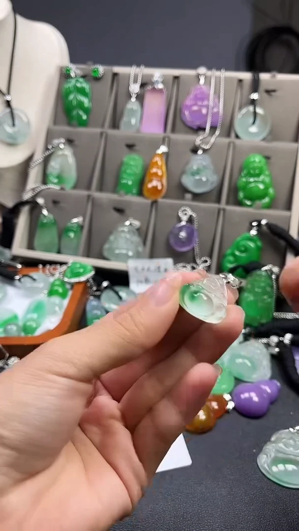 颈饰未镶嵌翡翠  所见即所得 一图一物