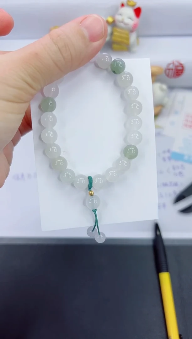 【闪购商品】石英质玉手镯未镶嵌999手串