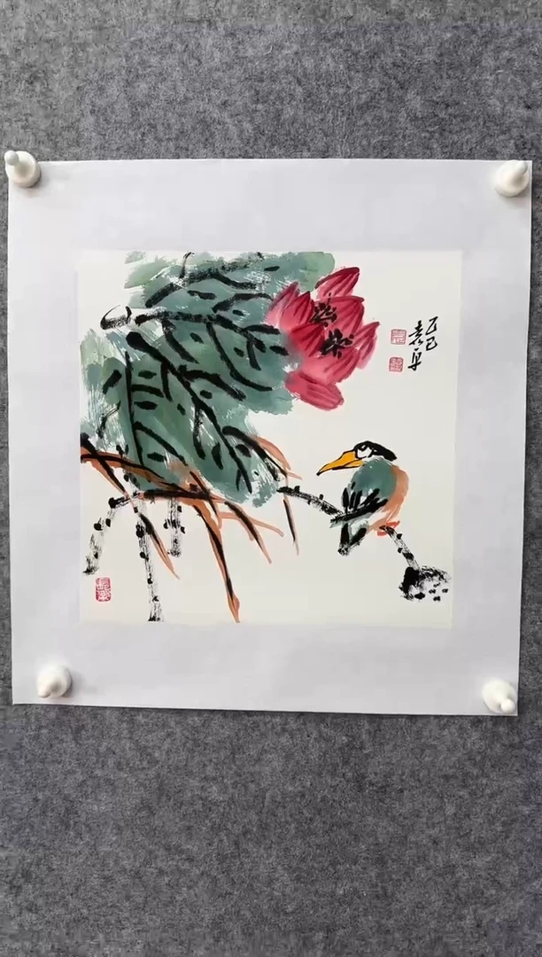国画ST-YP花鸟绘画作品