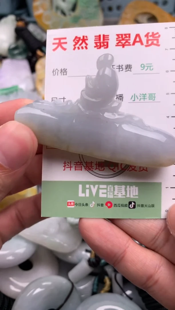 翡翠未镶嵌吊坠(不含链)1