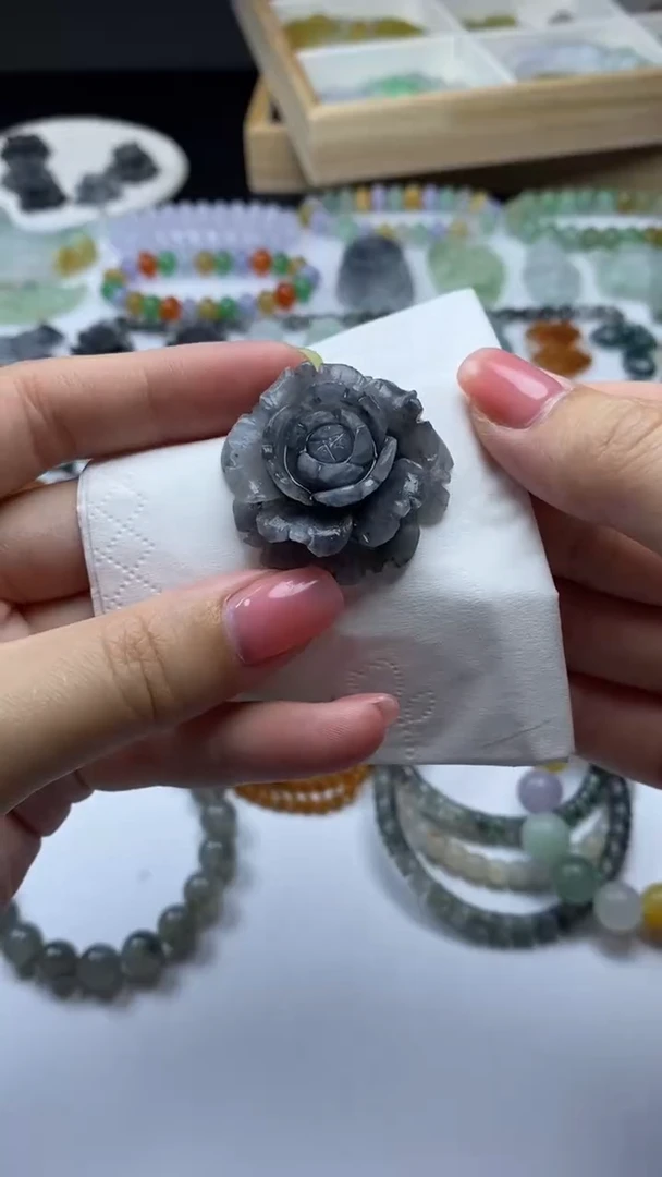 定制翡翠未镶嵌雨*毛货定制不退不换