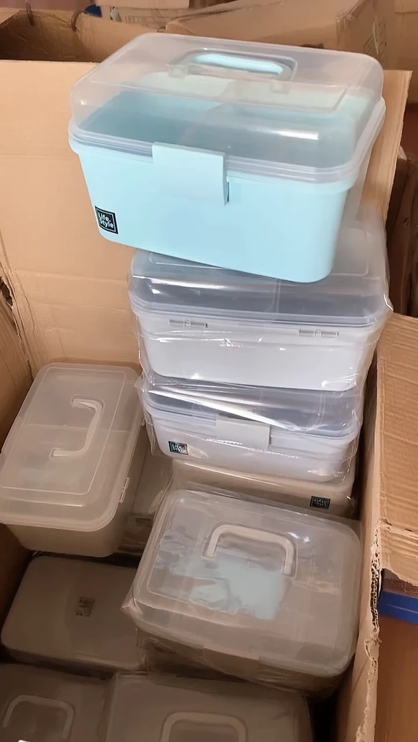 塑料A091便万家药箱收纳箱发2个