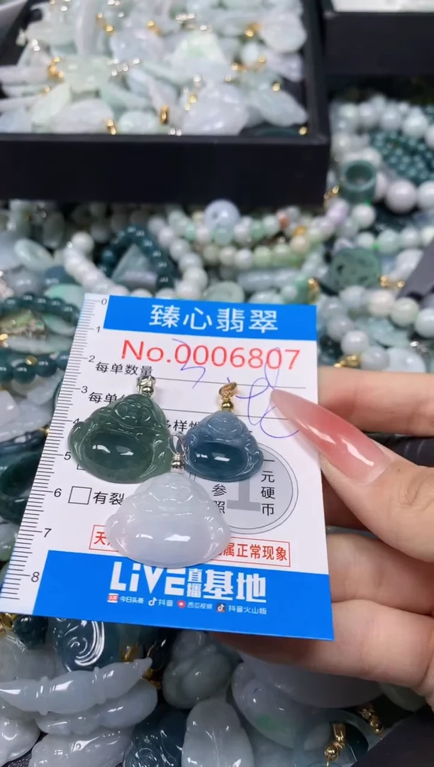 【闪购商品】翡翠颈饰未镶嵌含绳0006807