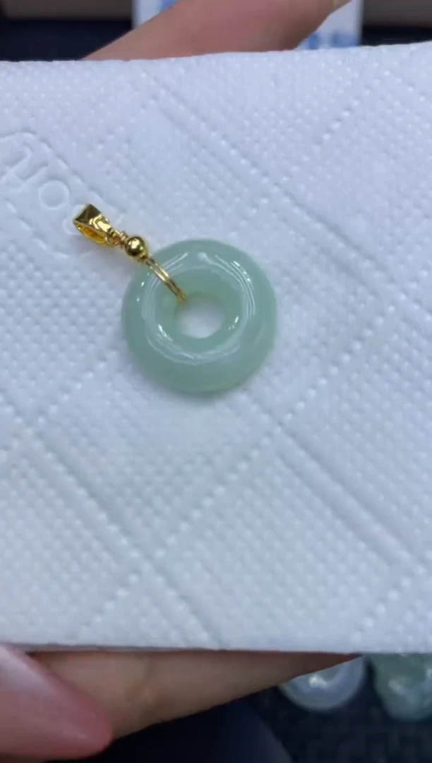 颈饰未镶嵌翡翠天然缅甸A货翡翠