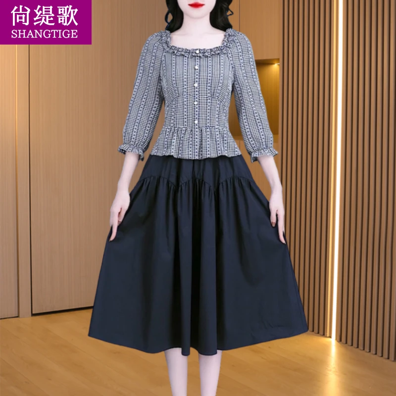 【尚缇歌】广州十三行雪纺连衣裙2025新款女夏高端爆款深圳南油裙子