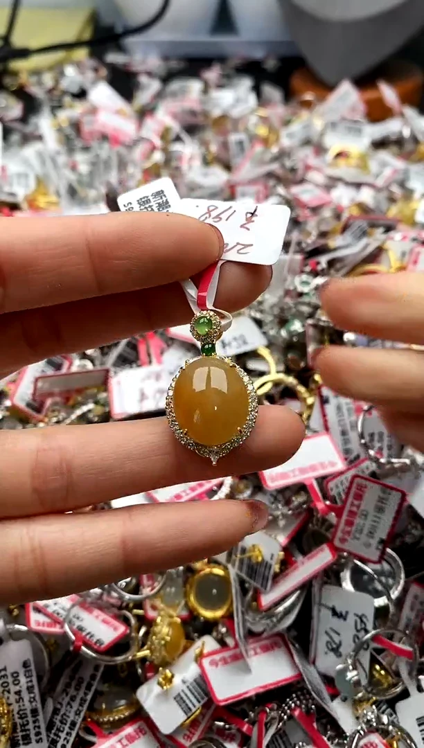 【闪购商品】翡翠戒指银S925镶嵌22222222     9
