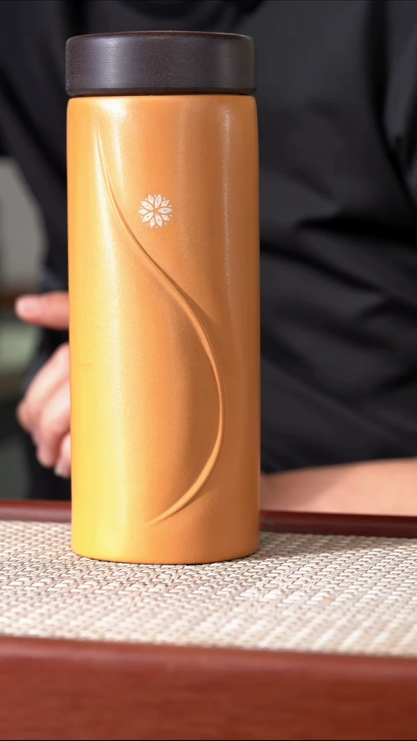 茶杯紫砂黄金段粉浆太极