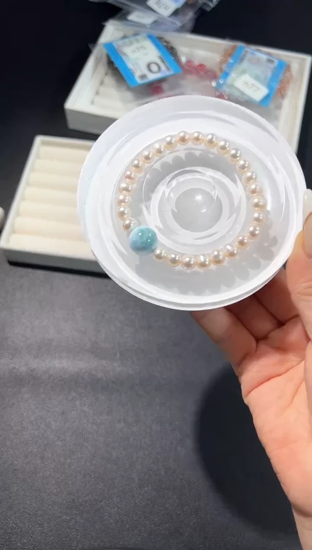 未镶嵌手串淡水珍珠79n多样性发其一【1条】默认微瑕