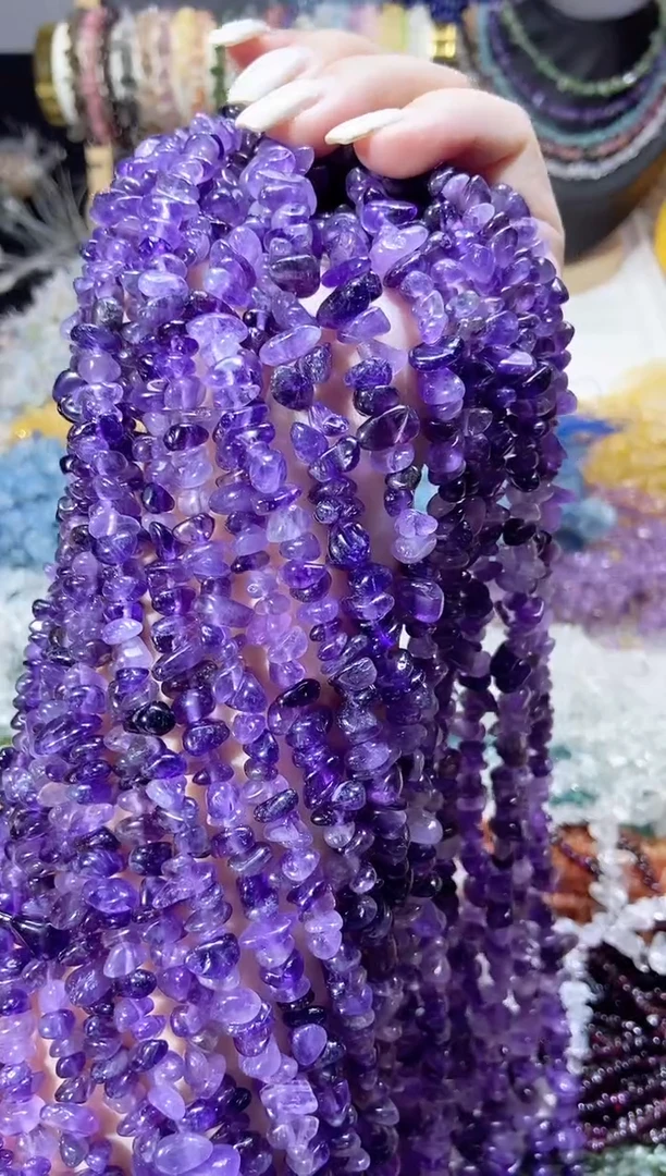 未镶嵌珠宝半成品水晶紫水晶